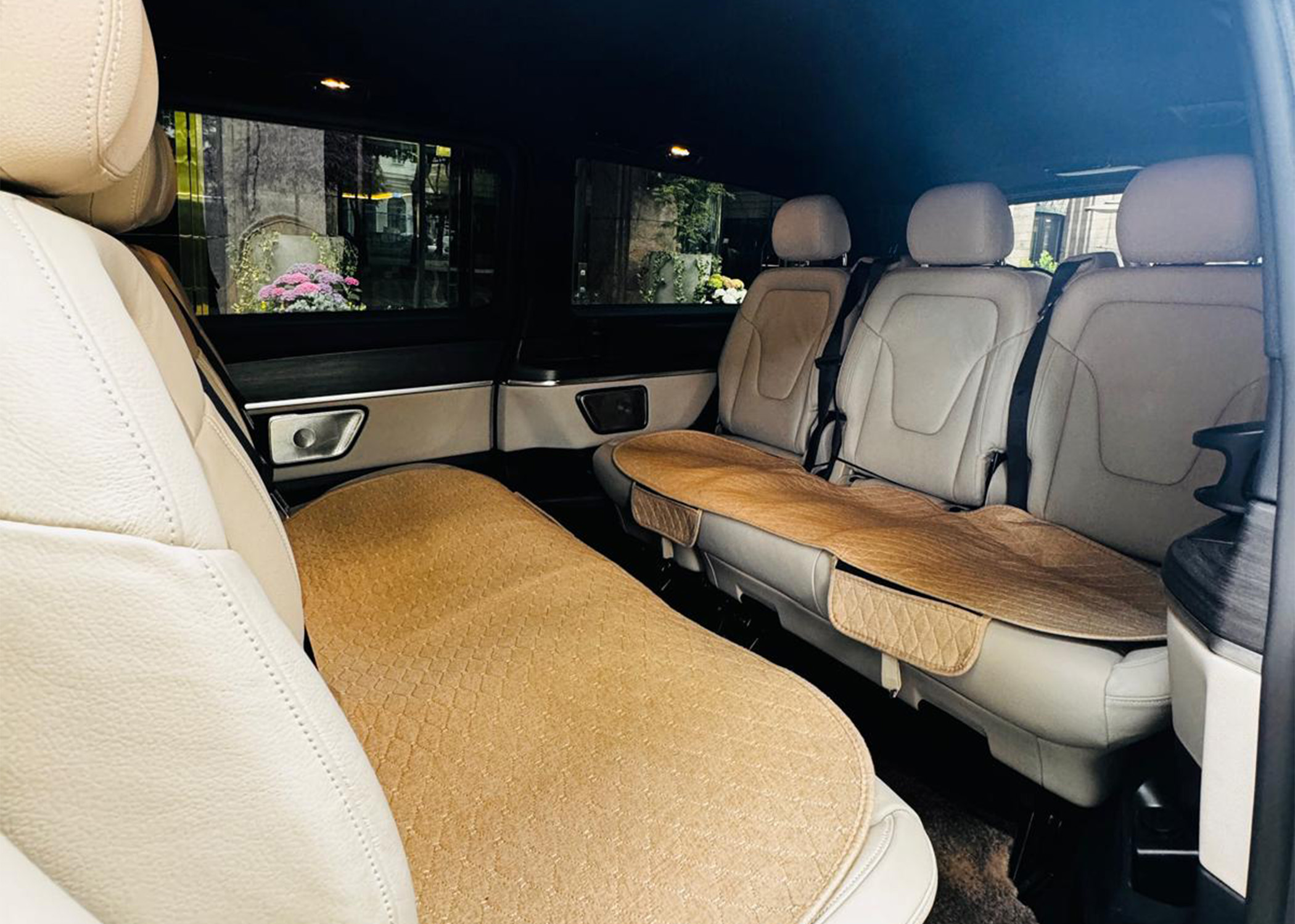 Mercedes V Klasse comfortable leather seats